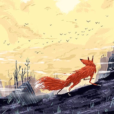 Fox Forest Illustration