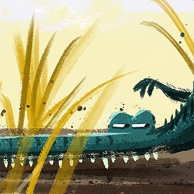 Sneaky Crocodile
