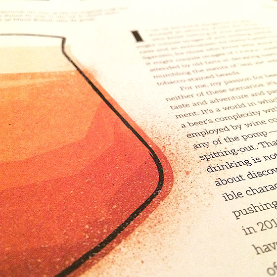 Digest Beer Illustrations