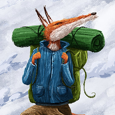 Hiking Fox