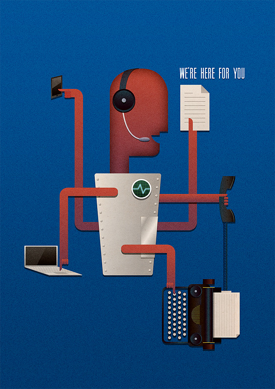 das MedienKombinat Illustration