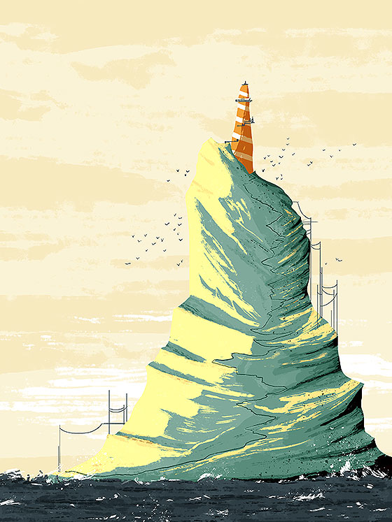Orange Lighthouse