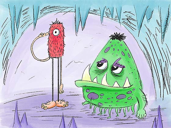 Sketchy Monsters Illustration